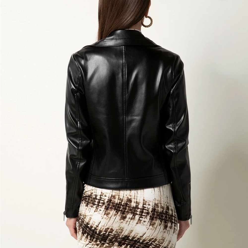 Tart Collections Mila Jacket size S black leather jacket - Picture 4 of 10